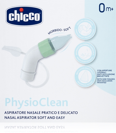 Chicco PhysioClean Nasal Aspirator Soft and Easy odsávačka nosných hlienov