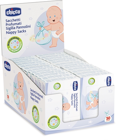Chicco Nappy Sacks Wickeltaschen mit Parfümierung