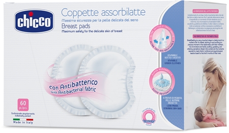 Chicco Breast Pads White jednorazové vložky do podprsenky