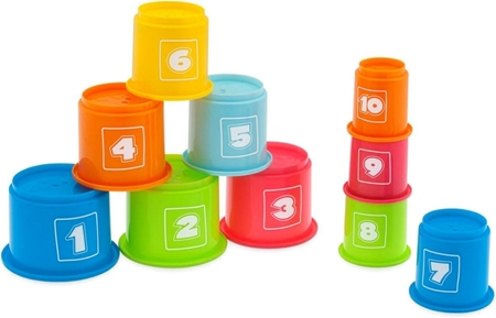 Chicco 2 in 1 Stacking Cups copos para empilhar