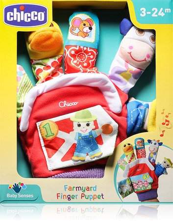 Chicco Finger Puppet 3m+ plüss játék