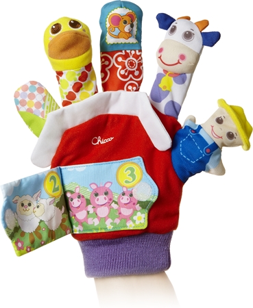 Chicco Finger Puppet 3m+ plüss játék