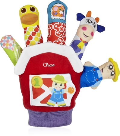 Chicco Finger Puppet 3m+ plüss játék