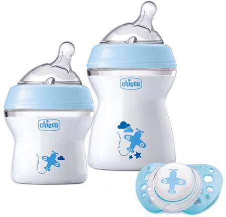 Chicco Natural Feeling Blue coffret cadeau pour les bébés