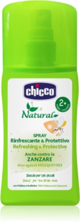 nød Begrænse Tilbageholde Chicco Natural Spray beskyttende og opfriskende myggespray til børn |  notino.dk