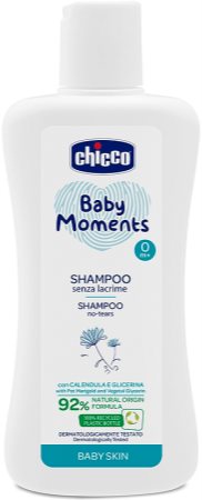 Chicco Baby Moments дитячий шампунь для волосся