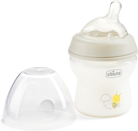 Chicco Natural Feeling Baby Bottle 330ml - Breast-like Teats For 6+ Months Infants