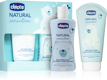 Chicco Natural Sensation Daily Care set cadou 0+ (pentru nou-nascuti si copii)