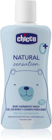 Chicco Natural Sensation Baby šampón a sprchový gél pre deti od narodenia