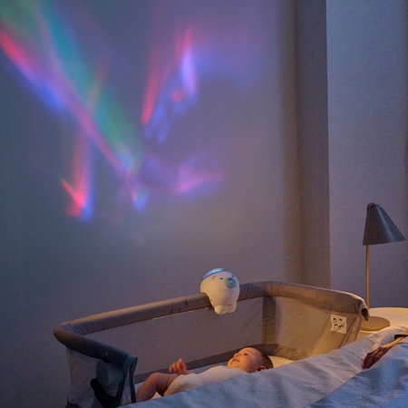 Chicco Cot And Nightstand Projector Polar Bear projetor 2 em 1