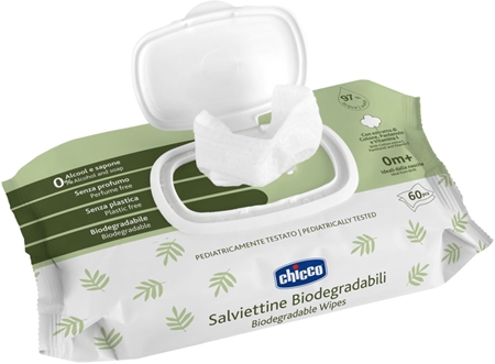 Chicco Biodegradable Baby Wipes Baby Gentle Wet Wipes