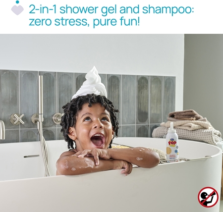 Chicco POP Fluffy Mousse Hair and Body Foam for body and hair