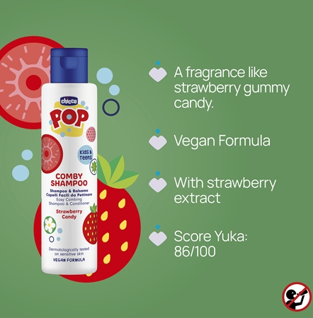 Chicco Pop Comby Shampoo & Conditioner Shampoo mit Conditioner
