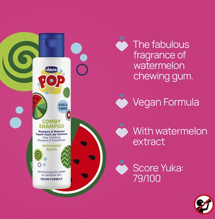 Chicco Pop Comby Shampoo & Conditioner šampon a kondicionér