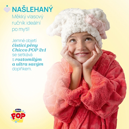 Chicco POP Vanilla Fluffy dárková sada pro děti