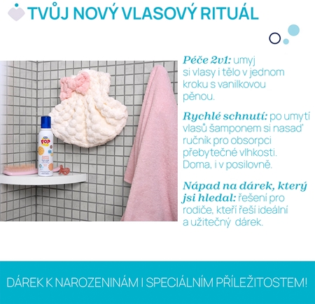 Chicco POP Vanilla Fluffy dárková sada pro děti