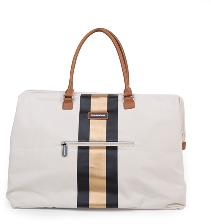 Childhome Mommy Bag Off White / Black Gold sac à langer