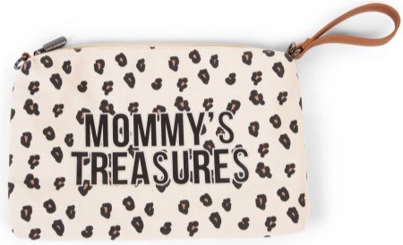 Childhome Mommy's Treasures Canvas Leopard Tapaus hihnalla