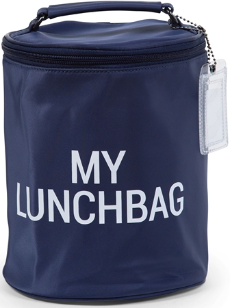 Childhome My Lunchbag Navy White hőszigetelő táska ételekhez