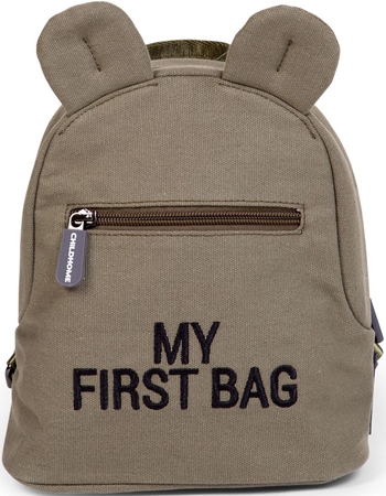 Childhome My First Bag Canvas Khaki sac à dos pour enfants