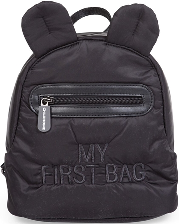 Childhome My First Bag Puffered Black dětský batoh