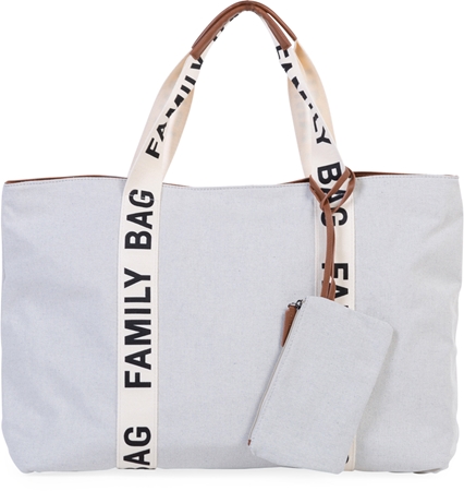 Childhome Family Bag Canvas Off White cestovní taška