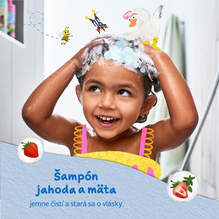 Childs Farm Strawberry & Organic Mint Shampoo detský šampón