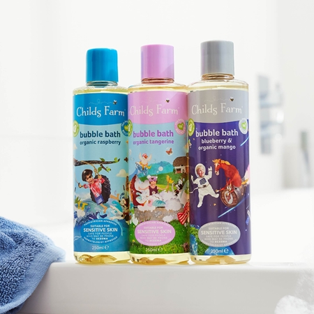 Childs Farm Bubble Bath pena do kúpeľa a čistiaci gél