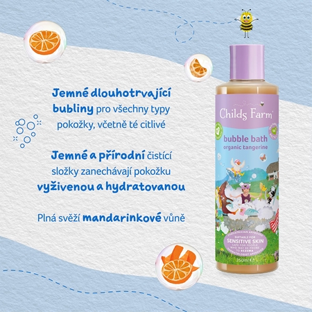 Childs Farm Bubble Bath bublinková koupel a mycí gel
