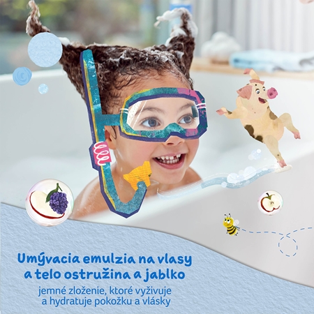 Childs Farm Hair & Body Wash umývateľná emulzia na telo a vlasy