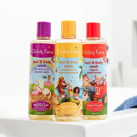 Childs Farm Hair & Body Wash umývateľná emulzia na telo a vlasy