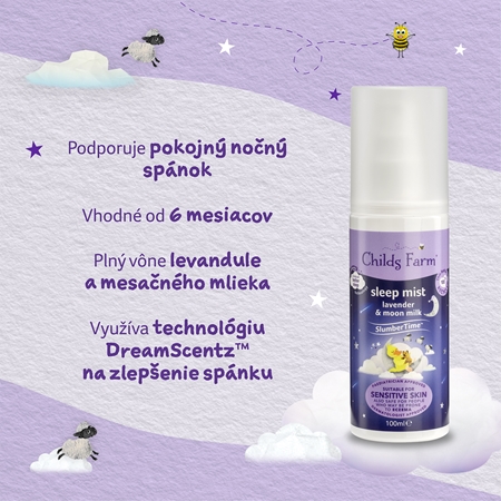 Childs Farm Slumber Time Sleep Mist sprej na vankúš