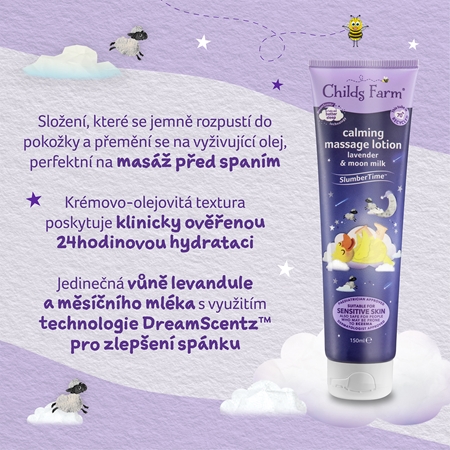 Childs Farm Slumber Time zklidňující tělové mléko