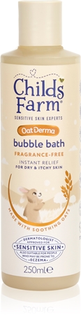 Childs Farm OatDerma Bubble Bath bublinková koupel a mycí gel bez parfemace
