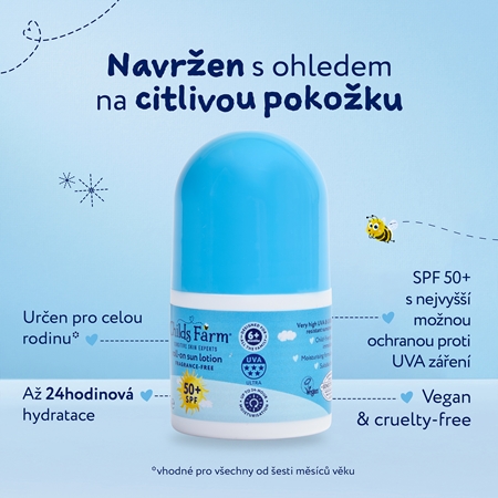 Childs Farm Suncare Roll On opalovací krém roll-on