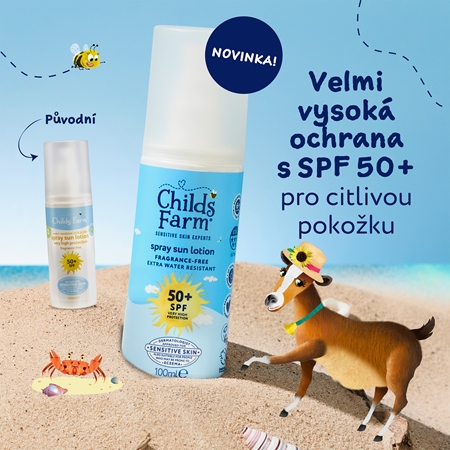 Childs Farm Suncare Sun Spray dětský sprej na opalování SPF 50+