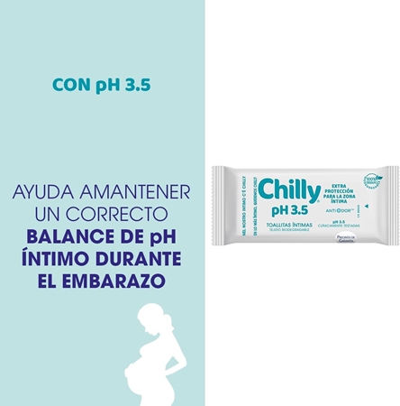 Chilly pH 3.5 Salviettine Intime salviette per l'igiene intima