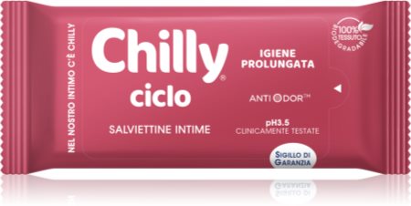 Chilly Ciclo intymios higienos valomosios servetėlės
