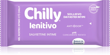 Chilly Soothing toalhetes de higiene íntima