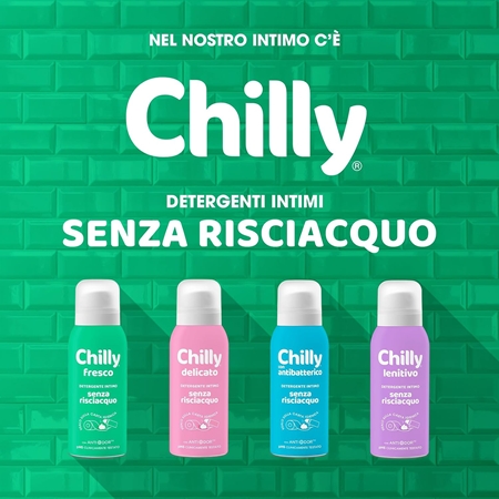 Chilly Lenitivo Senza Risciacquo mousse detergente delicata per l'igiene intima