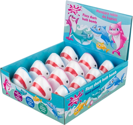 Chlapu Chlap Fizzy Shark šumivá koule do koupele