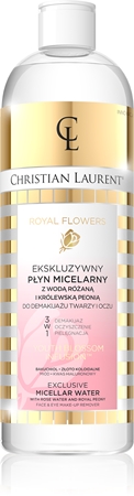 Christian Laurent Royal Flowers água micelar para limpeza e remoção de maquilhagem 3 em 1