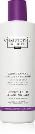 Christophe Robin Luscious Curl Cleansing Balm with Kokum Butter Puhastav palsam lainelistele ja lokkis juustele
