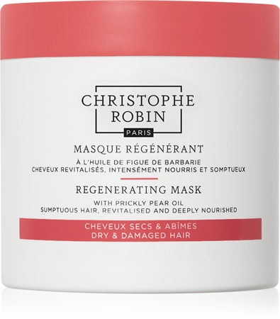 Christophe Robin Regenerating Mask with Prickly Pear Oil regenerační maska pro suché, poškozené a chemicky ošetřené vlasy