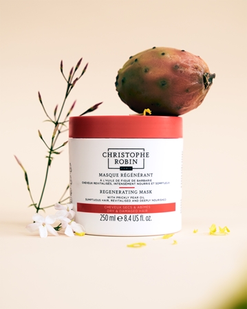 Christophe Robin Regenerating Mask with Prickly Pear Oil masque régénérant pour cheveux secs, abîmés et traités chimiquement