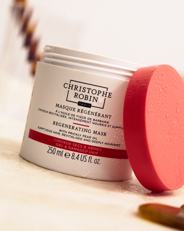 Christophe Robin Regenerating Mask with Prickly Pear Oil masque régénérant pour cheveux secs, abîmés et traités chimiquement