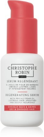 Christophe Robin Regenerating Serum with Prickly Pear Oil ser regenerator pentru par uscat, deteriorat si tratat chimic