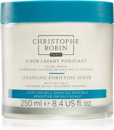 Christophe Robin Cleansing Purifying Scrub with Sea Salt čistilni šampon s piling učinkom