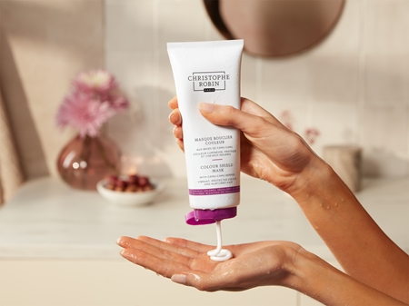 Christophe Robin Color Shield Mask with Camu-Camu Berries θρεπτική μάσκα μαλλιών για βαμμένα και με ανταύγειες μαλλιά