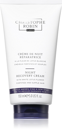 Christophe Robin Night recovery light cream regenerating night cream for hair
